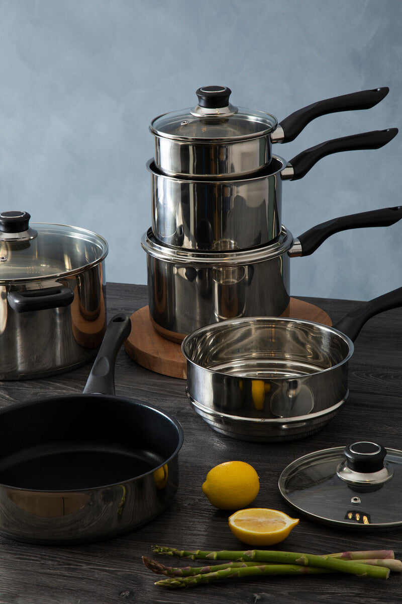 6 Piece Stainless Steel Cookware Set