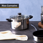 6 Piece Stainless Steel Cookware Set