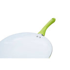 Non-Stick Frying Pan with Ceramic Coating 30cm – Lime Green
