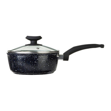 18cm Non-Stick Saucepan with Glass Lid