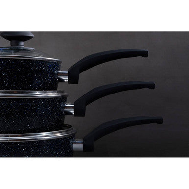 18cm Non-Stick Saucepan with Glass Lid