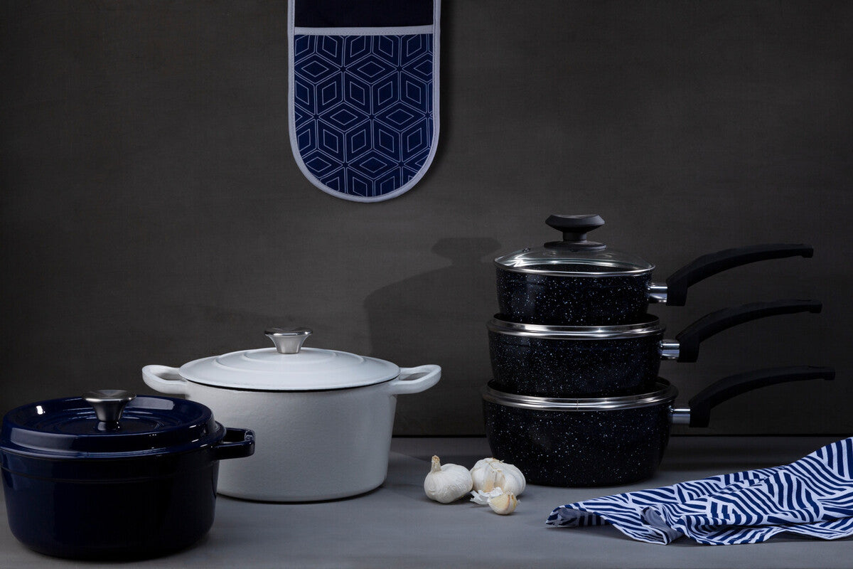 20cm Non-Stick Saucepan with Glass Lid