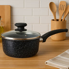 20cm Non-Stick Saucepan with Glass Lid