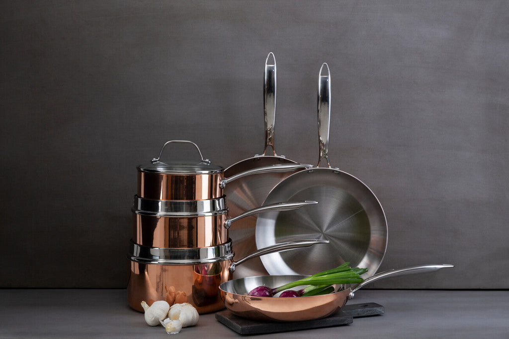 Copper Finish 16cm Saucepan with Lid