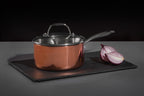 Copper Finish 18cm Saucepan with Lid