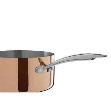 Copper Finish 18cm Saucepan with Lid