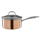 Copper Finish 20cm Saucepan with Lid
