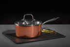 Copper Finish 20cm Saucepan with Lid