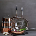 Copper Finish 20cm Saucepan with Lid