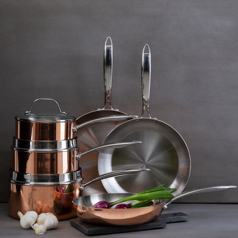 Copper Finish 20cm Saucepan with Lid