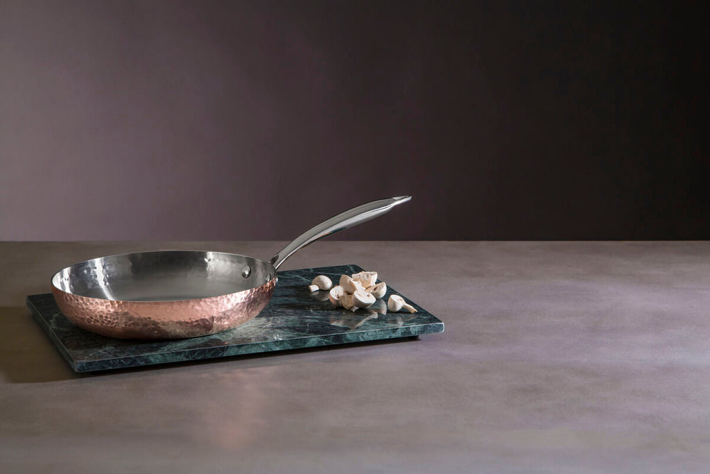 Copper Finish 24 cm Hammered Frying Pan