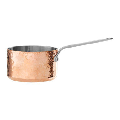 Hammered Copper Finish Mini 10 cm Milk Pan
