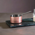 Hammered Copper Finish Mini 10 cm Milk Pan