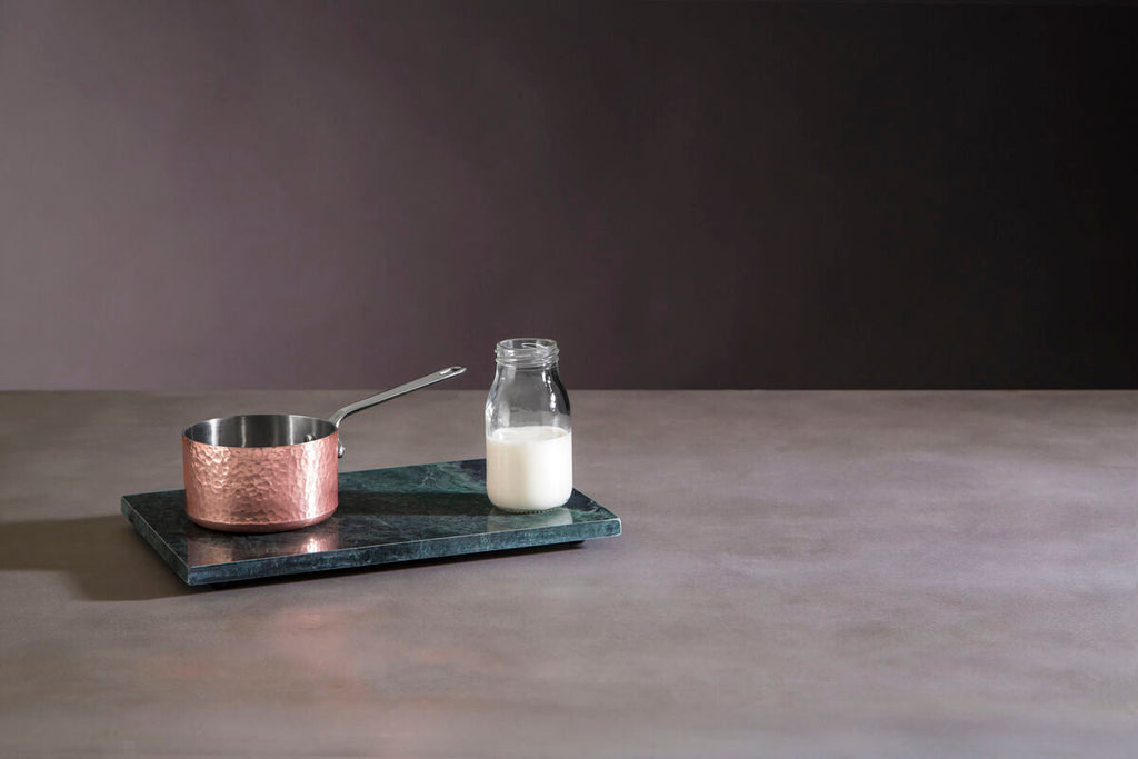 Hammered Copper Finish Mini 10 cm Milk Pan
