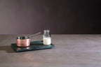 Hammered Copper Finish Mini 10 cm Milk Pan