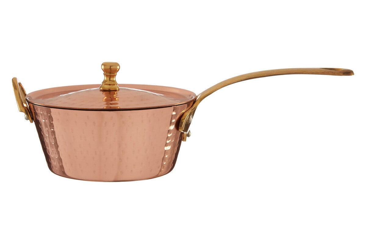 Copper Mini Saucepan Serving Dish with Lid