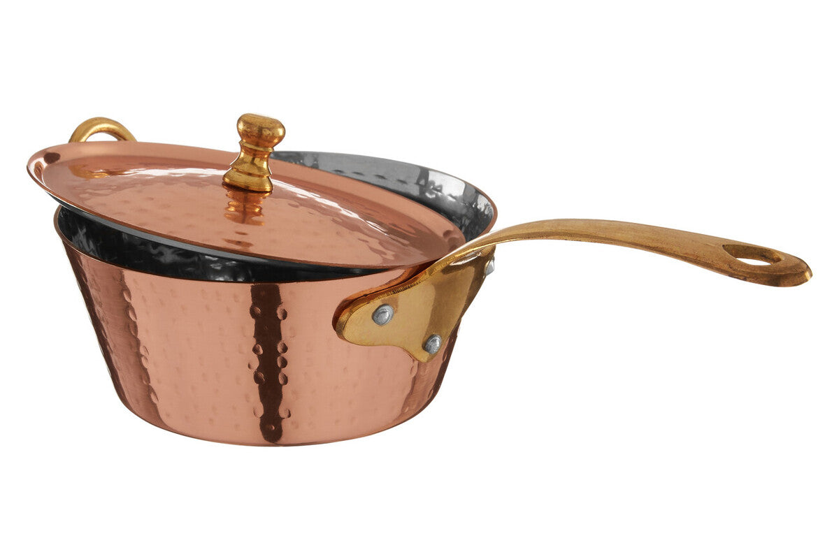 Copper Mini Saucepan Serving Dish with Lid