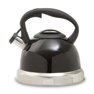 Black 3 Litre Whistling Kettle