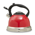 Red 3 Litre Whistling Kettle