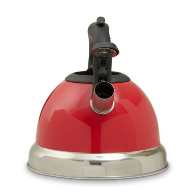 Red 3 Litre Whistling Kettle