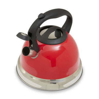 Red 3 Litre Whistling Kettle