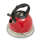 Red 3 Litre Whistling Kettle