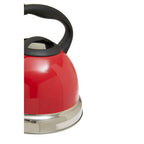 Red 3 Litre Whistling Kettle