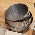 Set of 3 Spring Form Round Cake Tins