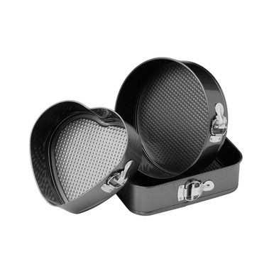 Set Of 3 Springform Assorted Cake Tins