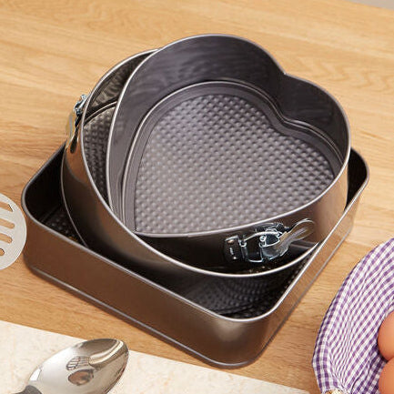 Set Of 3 Springform Assorted Cake Tins