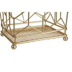 Matte Gold Geometric Utensil Holder