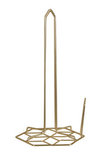 Kitchen Roll Holder with Matte Gold Finish
