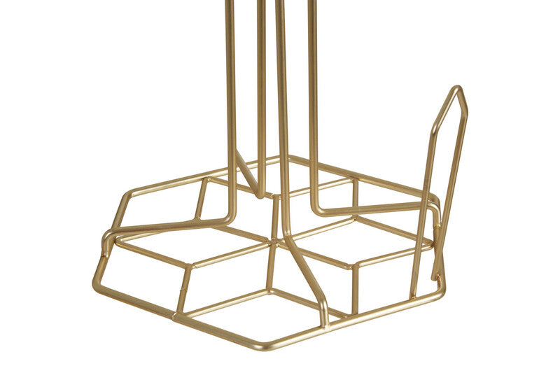 Kitchen Roll Holder with Matte Gold Finish