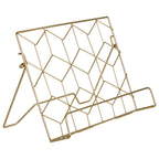Contour Matte Gold Finish Cookbook Stand