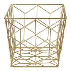 Matte Gold Storage Basket
