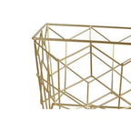 Matte Gold Storage Basket