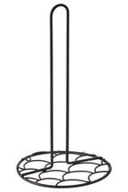 Deco Matt Black Kitchen Roll Holder