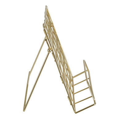 Deco Matte Gold Cook Book Stand