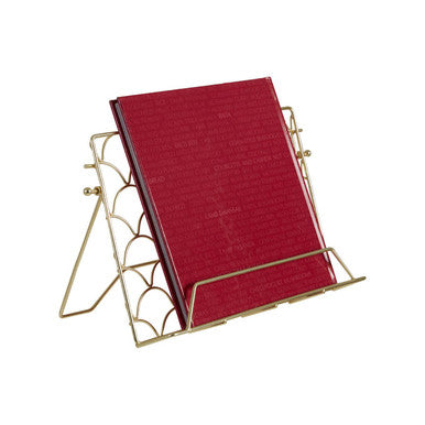 Deco Matte Gold Cook Book Stand