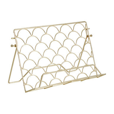 Deco Matte Gold Cook Book Stand