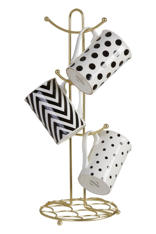 Deco Matte Gold Mug Tree