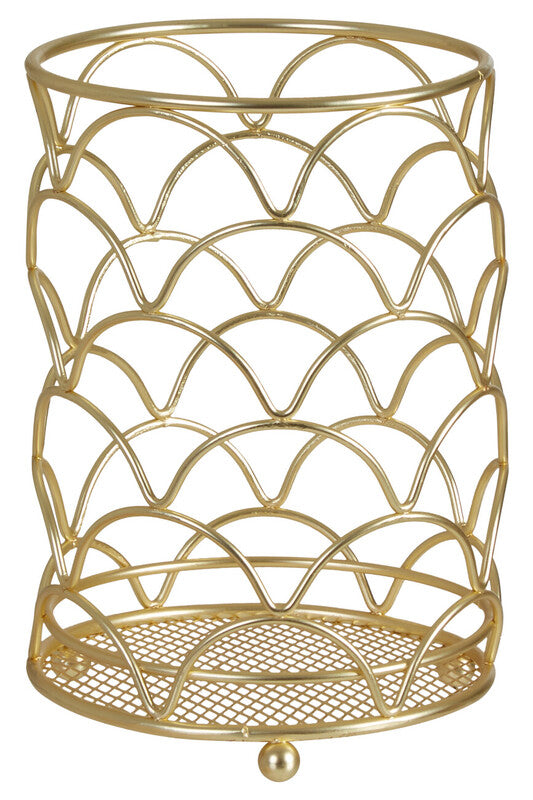 Matte Gold Utensil Holder