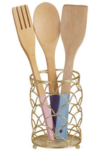 Matte Gold Utensil Holder