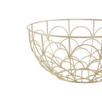 Matte Gold Fruit Basket