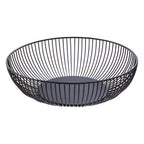 Matte Black Iron Wire Fruit Bowl