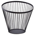Matt Black Wire Tall Basket
