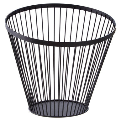 Matt Black Wire Tall Basket