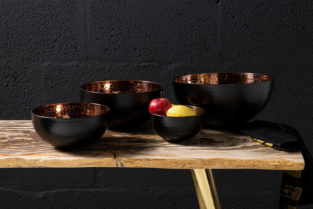 Small Hammered Serving Bowl