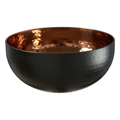 Large Hammered Serving Bowl