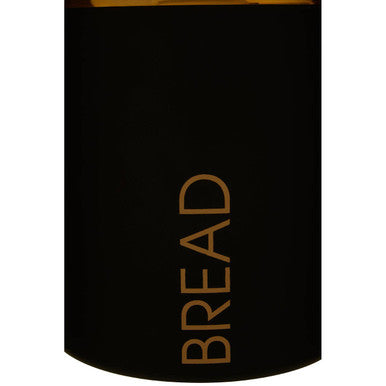 Black & Gold Enamel Bread Bin